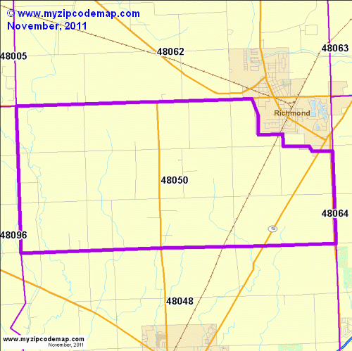 map of 48050