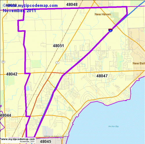 map of 48051