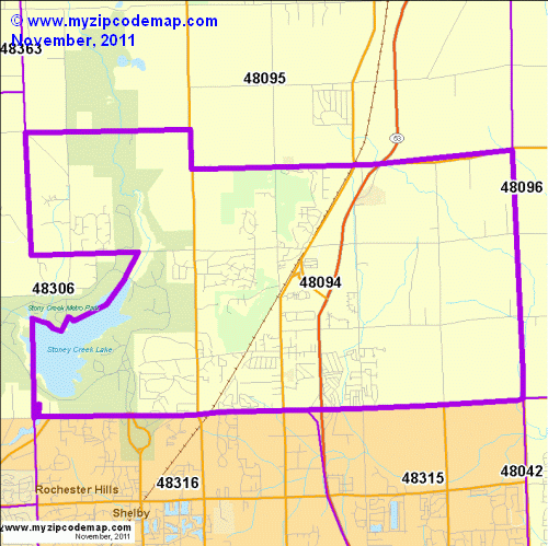 map of 48094