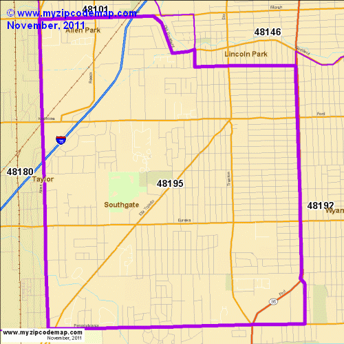 map of 48195