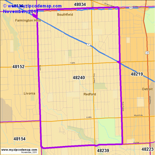 map of 48240
