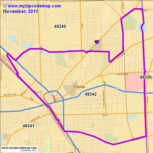 map of 48342