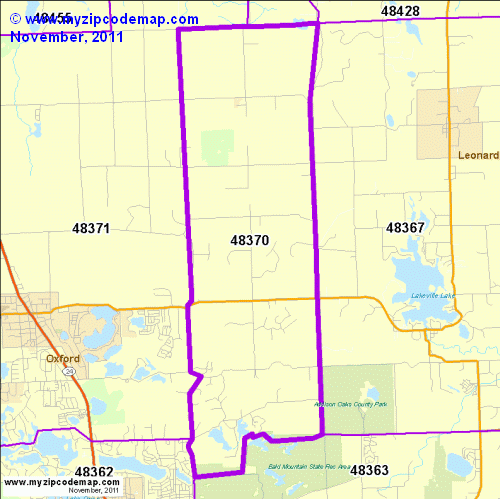 map of 48370
