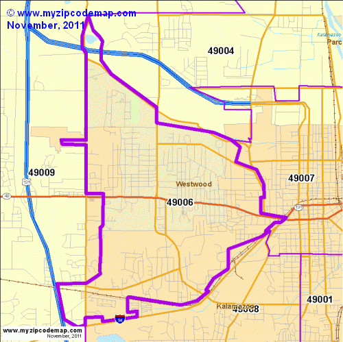 map of 49006