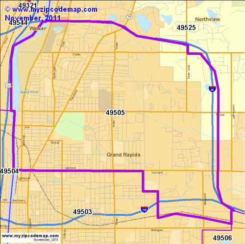 map of 49505