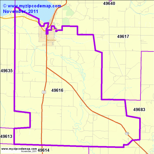 map of 49616