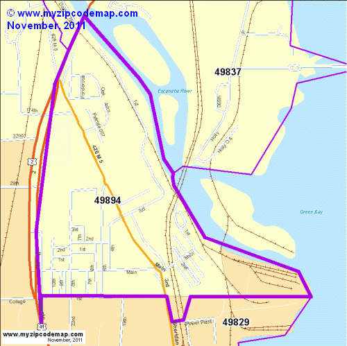 map of 49894