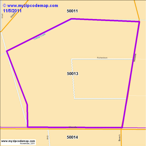 map of 50013