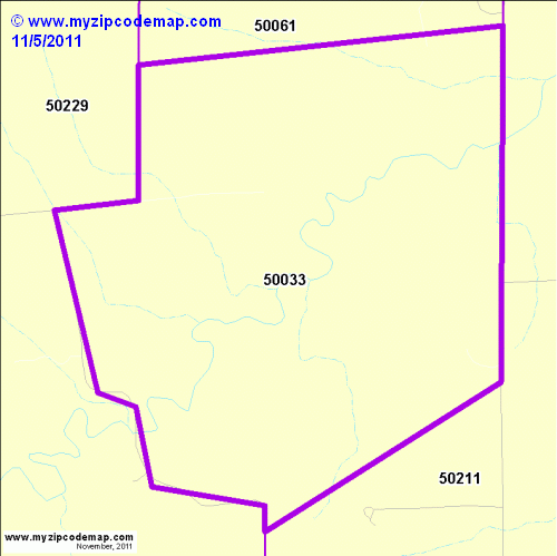 map of 50033