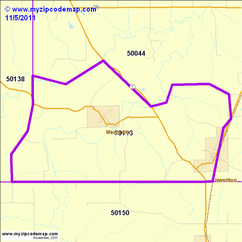 map of 50116