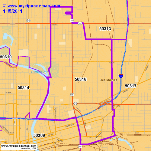 map of 50316