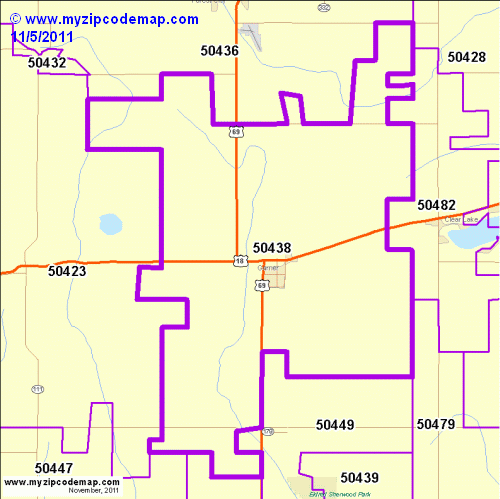 map of 50438