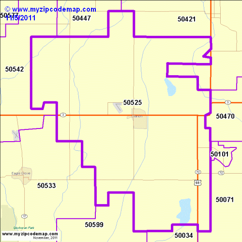 map of 50525