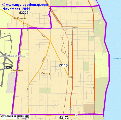 map of 53110