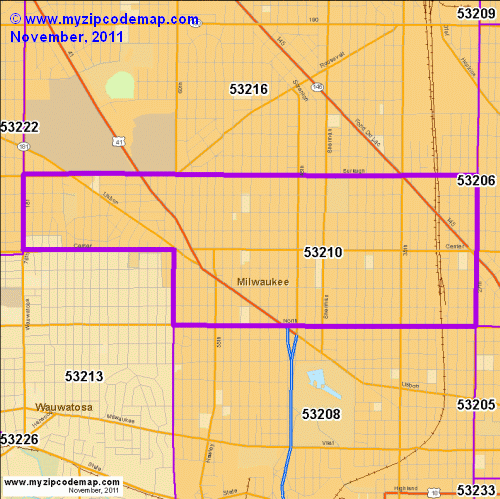 map of 53210