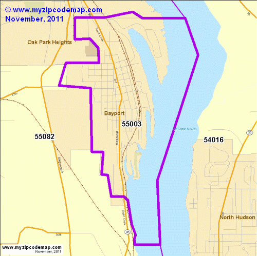 map of 55003