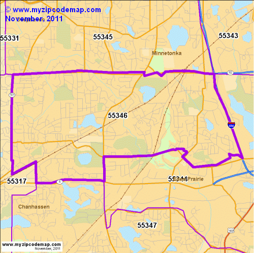 map of 55346