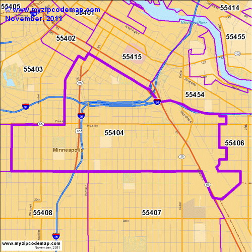 map of 55404