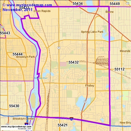 map of 55432