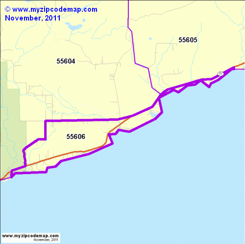 map of 55606