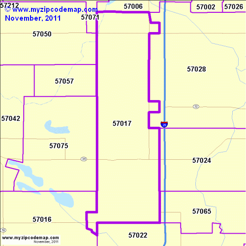 map of 57017