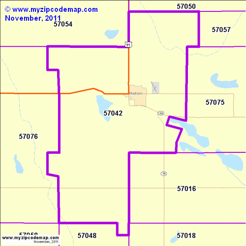 map of 57042