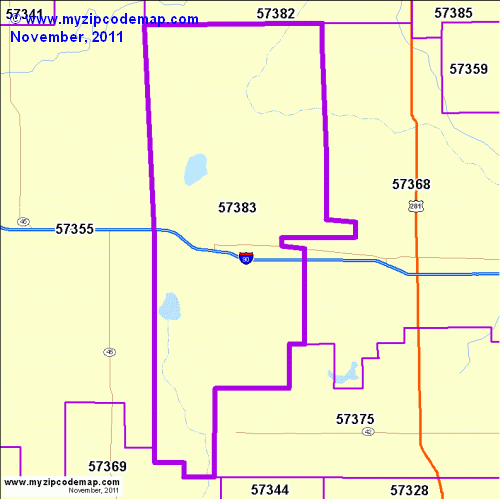 map of 57383