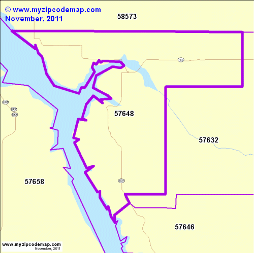 map of 57648