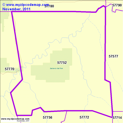 map of 57752