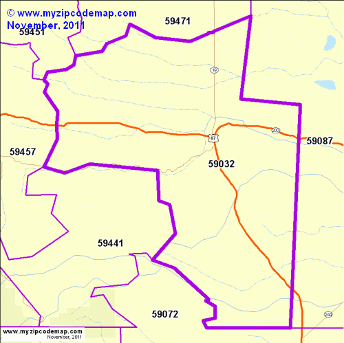 map of 59032