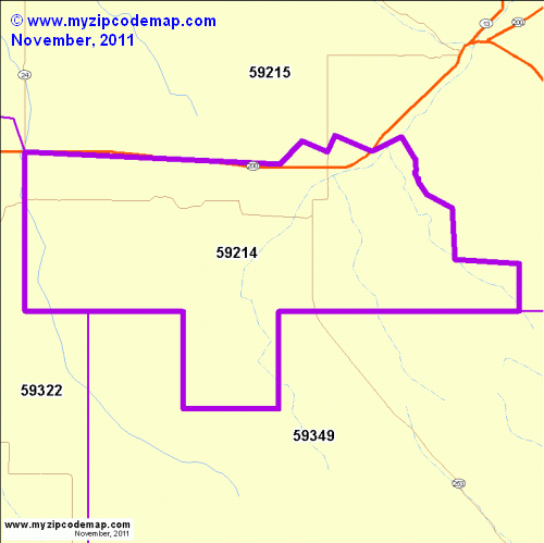 map of 59214
