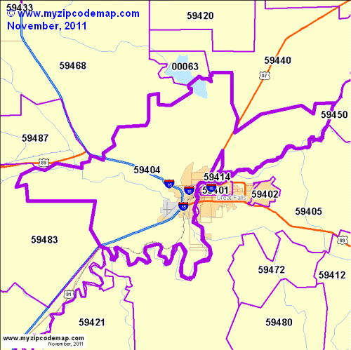 map of 59404