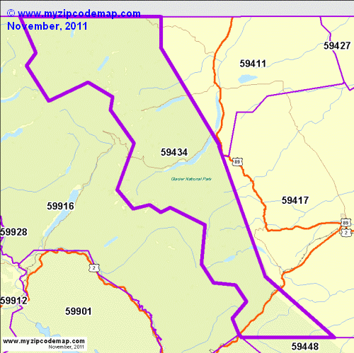 map of 59434