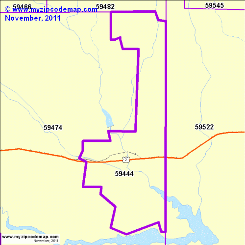 map of 59444