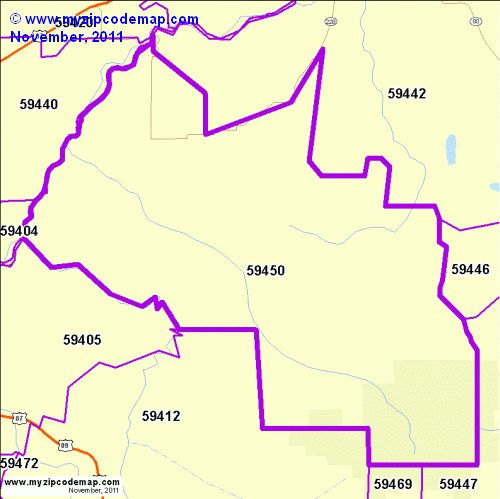 map of 59450