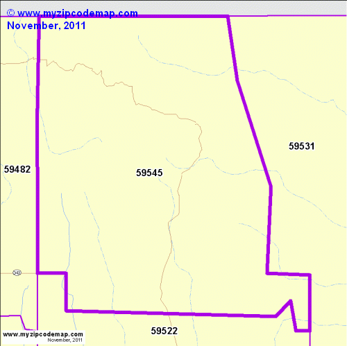 map of 59545