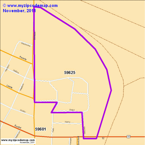 map of 59625