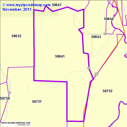 map of 59641