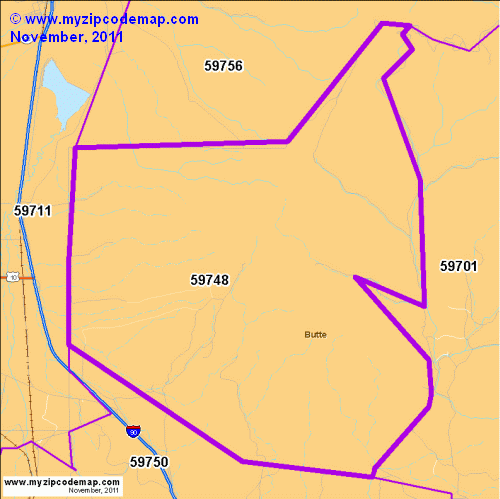 map of 59748