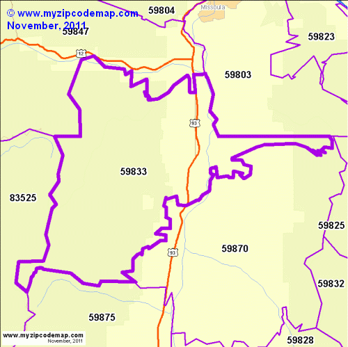 map of 59833