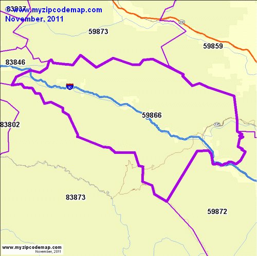 map of 59866