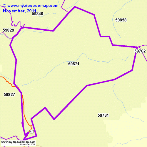 map of 59871