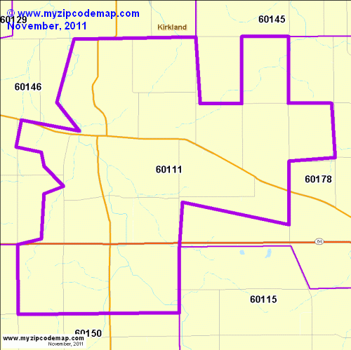 map of 60111