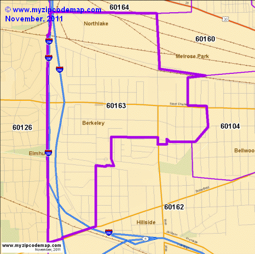 map of 60163