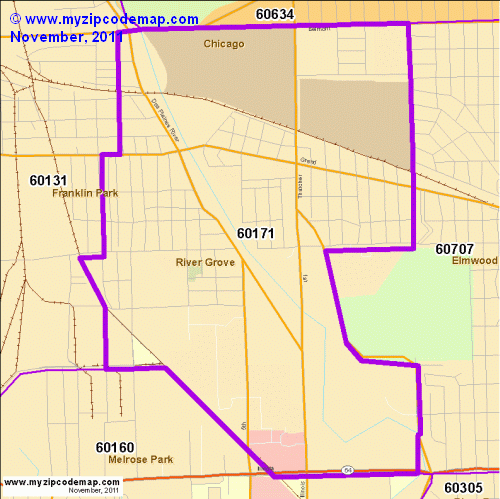 map of 60171