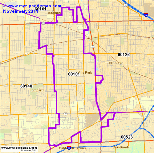 map of 60181