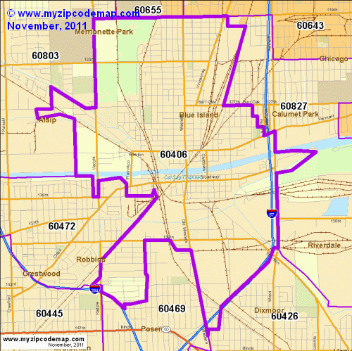 map of 60406