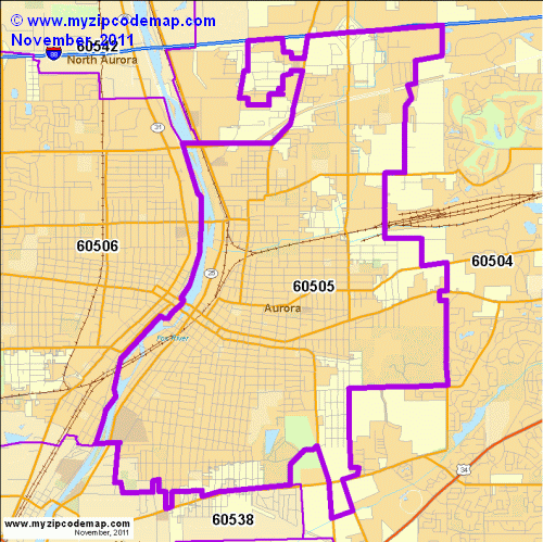 map of 60505