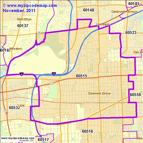map of 60515