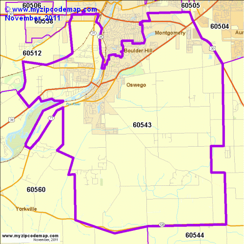 Illinois County By Zip Codes